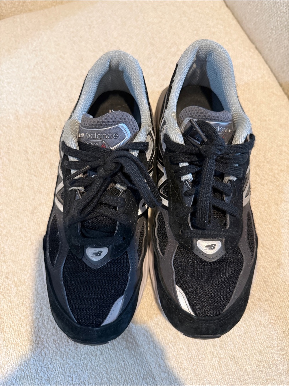 New Balance Black & Gray Running Sneakers